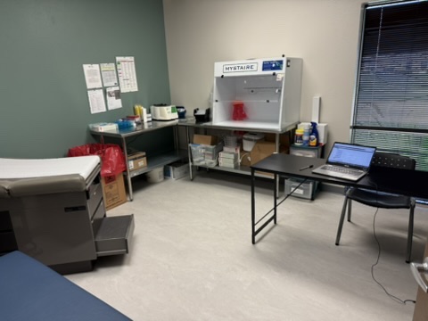 WelcomeMed Exams clinic office and lab area